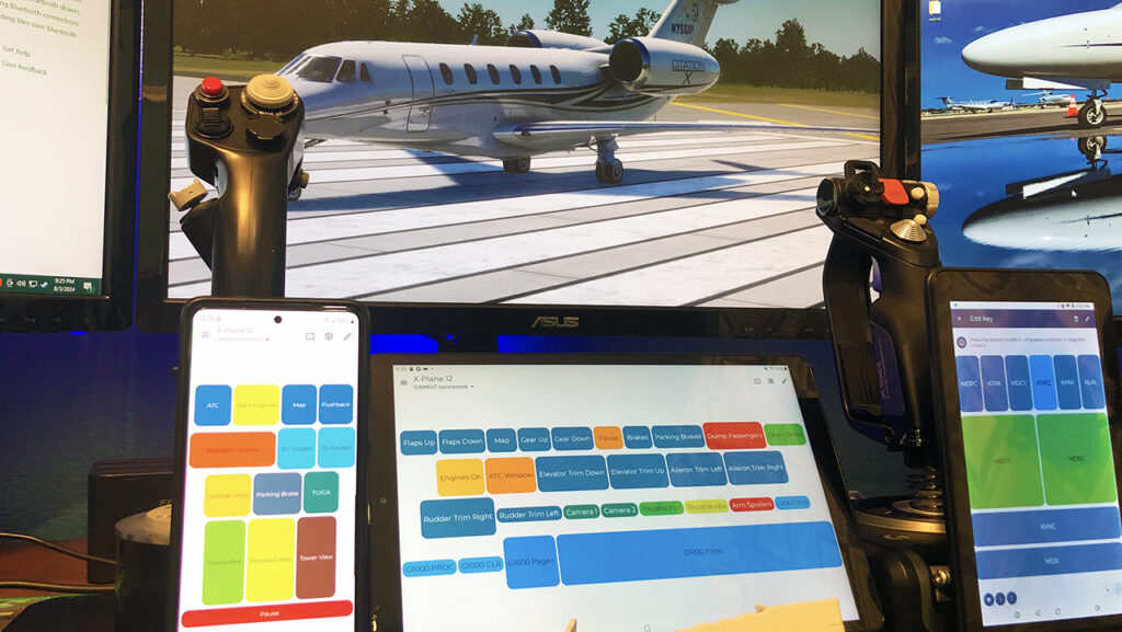 Control your Flight Simulator with a Tablet or Phone